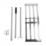 Muru tasandusreha Levelawn t&ouml;&ouml;riist Tasanda muld Muld Pinnas Pinnad 29,9x10,2in Maaplaat Pikk k&auml;epide