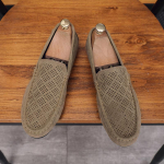 Meeste mokassiinid &Otilde;hulised Vabaaja Meeste S&otilde;idujalatsid Suvised Slip-on &Auml;ri T&ouml;&ouml;jalatsid Luksuslikud Meeste Tossud Zapatos De Hombre 39 khaki