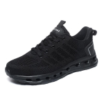 Suvised meeste vabaaja spordijalatsid suurematele suurustele, moodsad, hingavad, kerged tossud, v&auml;litingimustesse, v&otilde;rkmaterjalist jooksujalatsid, Zapatos Hombre 46 black