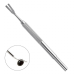 Roostevabast terasest lemmikloomade puukide ja kirbude eemaldamise t&ouml;&ouml;riist Single head dog lice fork