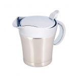 304 roostevabast terasest soojusisolatsiooniga topeltseinaga kastmega serveerimiskann(S, 450 ml / L, 750 ml)