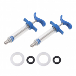 2 TK s&uuml;stal Drencher plastist terasest ja sulamist korduvkasutatav s&ouml;&ouml;tmiss&uuml;stal kitsehobuse lambakoera sea jaoks 10ML