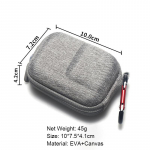 Hoiukoti &uuml;mbris GoPro Hero jaoks 13 12 11 10 9 8 7 must tegevuskaamera Kaasaskantav EVA veekindel kaitse&uuml;mbris Go Pro tarvikud