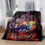 Anime Yu Gi Oh kaart flanellist soe tekk Siniste Silmadega Valge Draakon anime multifilm pehme pl&uuml;&uuml;sist tekk magamistoa voodikate kodu kaunistus 30x40in