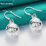 Silver Hollow Love Ball k&otilde;rvar&otilde;ngad &ndash; West Lake Beauty Jewelry ME006