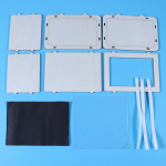 3D-holograafiline telesaadeteater projektor Tudengite teaduslik katse K&auml;sitsi valmistatud isetehtud materjalid valge