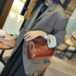 Nahast Kaenlakott Naiste K&ouml;&ouml;giviljadega Pargitud Veisenahast Vintage T&ouml;&ouml;le K&auml;imiseks Premium Mitmek&uuml;lgne Pehme Nahast &Otilde;la Crossbody Kott black