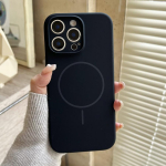 T&auml;iendatud vedela silikoonist telefoni&uuml;mbris koos juhtmevaba laadimisega iPhone'i 16 15 14 13 12 16 Pro Max 16 Plus Candy Color jaoks iPhone 16 Pro Max