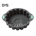 Silikoonist koogivorm Mittekleepuv &uuml;mmargune Charlotte'i koogivorm juustukoogile, &scaron;okolaadist BPA-vaba, kergesti vabastatav fondantvormi kingitus pagarile A