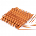 75 tk Kaheotsalised kudumisvardad 20cm7.8in Karboniseeritud bambusest kudumisvardade komplekt 15 suurust