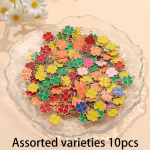 10/20/30 tk sulam materjal Ristiku ripats Email Ristiku ripats Roheline Leht Ripats Ehete Valmistamine Ripats K&otilde;rvar&otilde;ngad K&auml;ev&otilde;rud Isetegija tarvikud Assorted varieties 10pcs