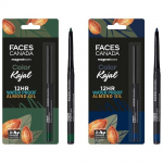 FACESCANADA Magneteyes v&auml;rvipliiats Kajal - roheline tunnustus 02 & Magneteyes Color Kajal - sinine motivatsioon 01, matt viimistlus