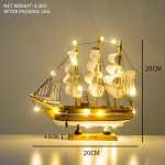 Loov purjekas mudel elutuba kodu dekoor kaunistus veinikapp veranda raamaturiiul laua kaunistus tuledega kingituseks