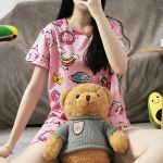 Armas kodu&uuml;likond Seksikas pidžaama l&uuml;hikeste varrukatega pidžaamakomplekt naistele pidžaama M