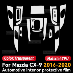 For Mazda CX-9 CX9 2016- Car Interior Center Console Screen Protective Film Anti-scratch Repair film Sticker Accessories LHD