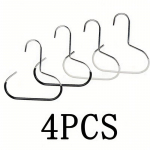 4-osaline metallist m&uuml;tsikonks, raskeveokite karvadeta konksud, ruumis&auml;&auml;stlikud, ideaalsed m&uuml;tside riputamiseks, garderoobi ja v&auml;litingimuste jaoks, konksudeta disain. 2 black 2 white