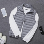 2023 S&uuml;gis/Talv Meeste Kerge Sulepuuvillane Vest, Suurem Suurus Vest, Unisex Disain 3XL