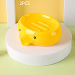 2 tk V&auml;ike Kollane Pardike Seebialus, Vannitoa Hoiuriiul, Joonisfilmi &Auml;ravooluga Seebialus, Majapidamise Vannitoa Loov Seebialus