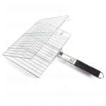 Kokkupandav grillkorv Kaasaskantav roostevabast terasest BBQ grillimiskorv eemaldatava k&auml;epidemega steigi kalakorv JT59