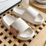 Naiste pehme tallaga pl&auml;tud Paksu platvormiga rannasandaalid Eva omatehtud suvesussid 36-37 valge