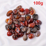 100g Unikaalsed Looduslikud Ahhaadi Poleeritud Kivid, Erinevad Mustrid, Kodu Dekoratsioon, Istutusn&otilde;ude ja Akvaariumi Aktsendid, Ehtevalmistamise Tarvikud 100g