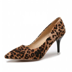 Suur Suurus 44 Seksikad Elegantse Naiste Moodsad Kingad Leoparditr&uuml;kiga Moodsad Terava Ninaga K&otilde;rged Kontsad 8,5cm Sandaalid Chaussure Femme 39 leopardimustriline v&auml;rv
