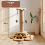 Kanepik&ouml;iega Kasside Ronimispuu: Puruvaba kraapimislaud ja isem&auml;ngiv m&auml;nguasi k&uuml;&uuml;niskolonniga.