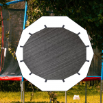 Trampoline Shade Cover Sun Protection Portable 16 ft Protective Easy Install for 12 Poles