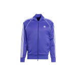 Adidas Originals Logo Prindiga Sirge L&otilde;ikega Mugav Hingav Jakk Meeste Jakk Sinine IR9885 S