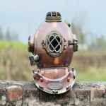 45,72 cm Commando sukeldumiskiiver S&uuml;vamere Scuba-sukelduja kiiver Mereline Nautiline Boston Sukeldumiskiiver Mereline Dekoratsioon Kollektsioneeritav Kingitus