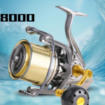 Uus Metallist Pikk Heitev&otilde;imekusega Kalastuspool Kalastuspool Spin-in Kalastuspool &Uuml;lekandearv 4.8:1 Maksimaalne takistus 20 kg Uppuv kalastuspool 6+1BB Rannap&uuml;&uuml;k 8000 kuld