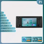 Hizpo Intelligent 8GB 128GB AI H&auml;&auml;ljuhtimisega 2 Din Android Auto Raadio BMW 5 E39 1995 - 2003 E53 X5 M5 Carplay 4G Net Autole Multimeedia GPS 2din Autoraadio P1 4Core 1G 32G AI