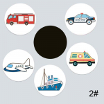 1Komplekteeri v&auml;rvimuutev kleebis Termokroomne tualettruumi kleebis pissuaari treeningkleebis