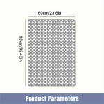 Suur libisemiskindel du&scaron;imatt, &uuml;mmarguste aukudega disain, &auml;ravooluavadega ja tugevate iminappadega parendatud haarduvuse ja mugavuse jaoks, vannitoa ohutuspadjand 90*60cm
