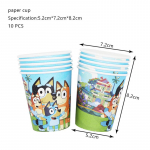 Uus Bluey S&uuml;nnip&auml;evapeo Dekoratsioon Lateksist &Otilde;hupallid Bingo Alumiiniumfooliumist &Otilde;hupall &Uuml;hekordsed N&otilde;ud Laste S&uuml;ndmuse Tarvikud Taust Other