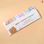 120 lehte Kawaii Animal Kleepm&auml;rkus Salastatud registri kleebise etikett J&auml;rjehoidja