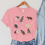 Roti T-s&auml;rgid Naiste Harajuku Loomade topid Suvised vabaaja mood Ts&auml;rgid Vintage Paddy Print Naiste riided Roti naiste T-s&auml;rgid S