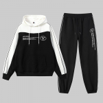 Kevadine ja s&uuml;gisene kapuutsiga vabaaja spordihoodie komplekt, meeste &uuml;mara kaelusega pullover, lai ja mitmek&uuml;lgne kaheosaline komplekt XXL kohv
