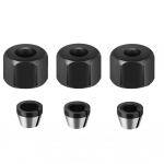 6 tk Trimmer Colet Padruni Router Graveeringu Trimmimismasin 1/4tolline 6mm 8mm Elektriline Router Frees-freesi tarvikud