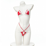 Seksikas pesu Seksikas mini kolmepunktiline nahast, kuum kuum vormiriietus v&otilde;rgutuse show kost&uuml;&uuml;m bikini average size