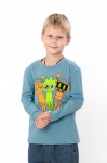 Boys&rsquo; Jumper &ndash; Durable Cotton Knit & Trendy Print, Any season, 6363-036-33-4-1 HC 110 meresinine v&auml;rv