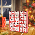 Advent Calendar Box to Fill Yourself Creative Christmas Decor Xmas Count Down for valge