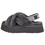 UGG Disco Lamba Nahast Risti Mugavus Mood Sandaalid Naiste sandaalid Hall 1121550-CHRC 37