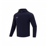 Under Armour Logo Prindiga Spordijooks Fitness Treening Kapuutsiga Meeste jakid Tindi-sinine 23600303-409 L
