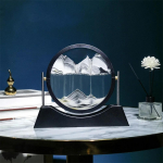 P&ouml;&ouml;ratav liivamaastik liikuv liivikunst pilt voolav liivamaal &uuml;mmargune klaas liivakell 3D laua kodu dekoratsioon kingitused