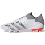Adidas Predator &uuml;marne ninaga paeladega AG (Kummist l&uuml;hikesed trukid) Libisemiskindlad vastupidavad jalgpallikingad Meeste jalgpallikingad Valgehall GZ2806 42⅔