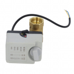 DN25 2-suunaline messingist kuulventiil, tavaliselt suletud, elektriline kuulventiil, 1-tolline torukeere, DC12‑24V