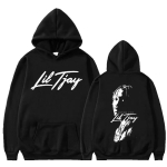 R&auml;ppar Lil Tjay Hupparid Destined 2 Win Muusikaalbumi Prindiga Huppar Meeste Vintage &Uuml;lesuurusega Dressipluus Hip Hop Streetwear Treening&uuml;likond M black