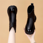 Naiste Talvised Soojad Lumesaapad Libisemiskindlad Paksu Platvormiga Pahkluusaapad Kingad Naistele Mugav Kunstkarusnahast Vooderusega Jalutamiseks Saapad Saapad K&uuml;lgmise Lukuga 39 must