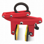 Rosfix transpordiklamber ProClamp 500KG &ndash; plaatide, talade ja betooni jaoks | Vahemik 6-12 cm | Kaal 18,8 kg | Terasest konstruktsioon kummiga